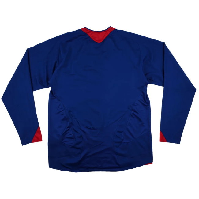 Manchester United 2005-06 Long Sleeve Away Shirt (M) (Excellent) (Vidic 15)-SoccerKits Hub | Buy Soccer Jerseys Online